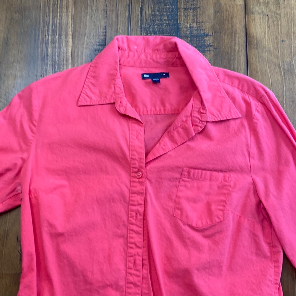 Pink Light Button Down